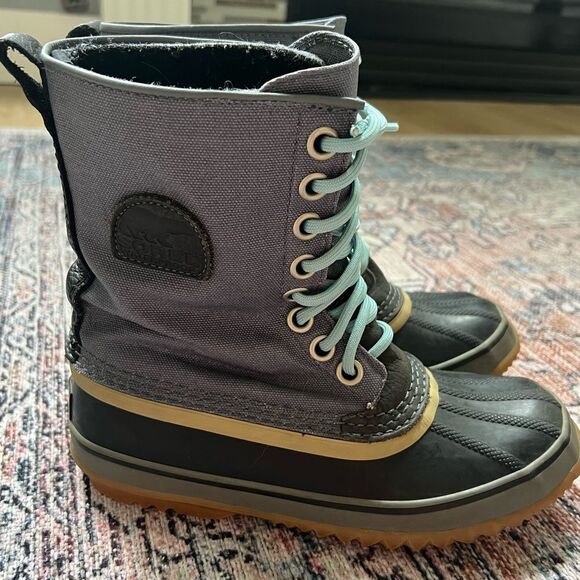 Sorel Premium Women's Size 7 Boots  CVS NL1717-435 Blue Waterproof Snow Boots - Picture 1 of 9